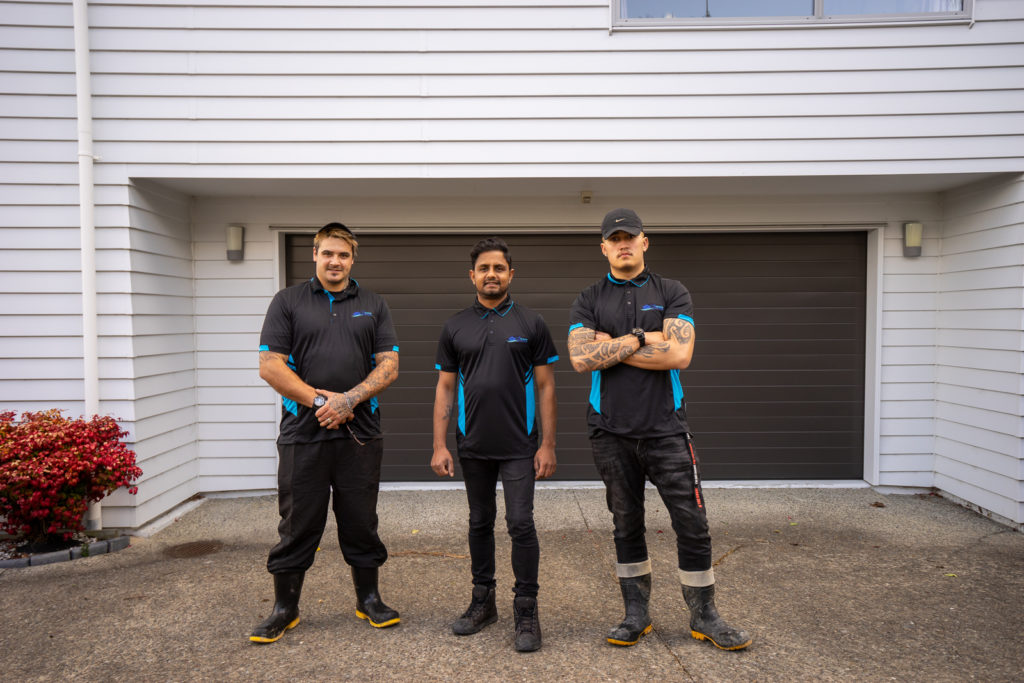 NZ Water Blasting team in Auckland